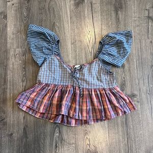 American Eagle Cropped Blouse